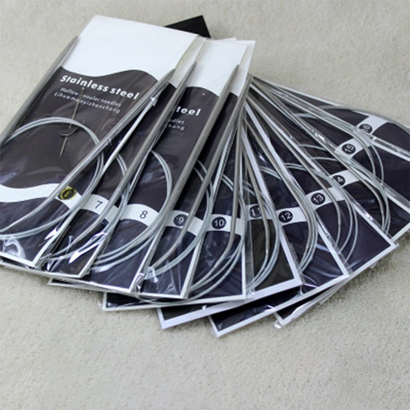 Circular Crochet Popular Knitting Needles Weaving Pins Stainless Steel 1PC Knitting Pins Needlework Tools High Quality
Circular Crochet Popular Knitting Needles Weaving Pins Stainless Steel 1PC Knitting Pins Needlework Tools High Quality