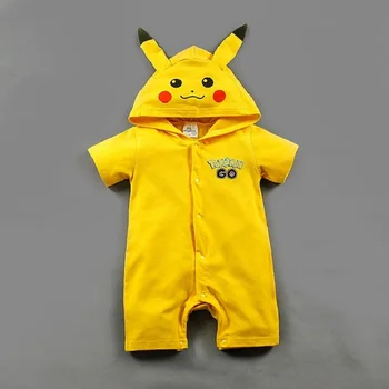 Newborn Baby Romper Pikachu Hoodie Pokemon Shirt Costume Baby Boy Girl Clothes Summer Children Rompers Jumpsuit 6 12 24 Months
Newborn Baby Romper Pikachu Hoodie Pokemon Shirt Costume Baby Boy Girl Clothes Summer Children Rompers Jumpsuit 6 12 24 Months