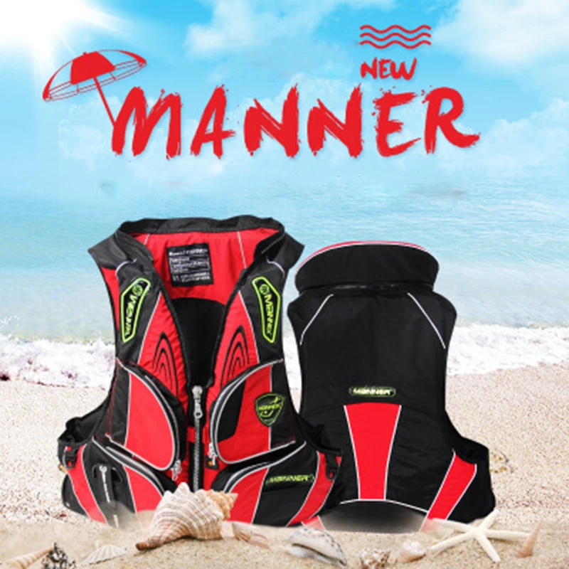 MANNER Adult Swimming Life Jacket Multi-pocket Life Vest For Drifting Boating Survival Fishing Safety Jacket Water Sport Wear
MANNER Adult Swimming Life Jacket Multi-pocket Life Vest For Drifting Boating Survival Fishing Safety Jacket Water Sport Wear