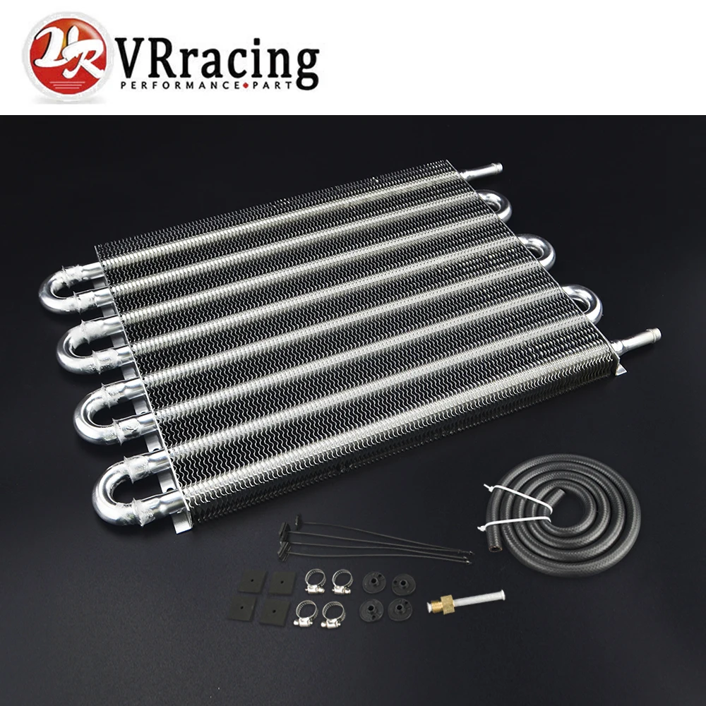 VR RACING - UNIVERSAL 304.8X254X19.05 3" ALUMINUM REMOTE TRANSMISSION OIL COOLER KIT /AUTO-MANUAL RADIATOR CONVERTER VR7431
VR RACING - UNIVERSAL 304.8X254X19.05 3" ALUMINUM REMOTE TRANSMISSION OIL COOLER KIT /AUTO-MANUAL RADIATOR CONVERTER VR7431