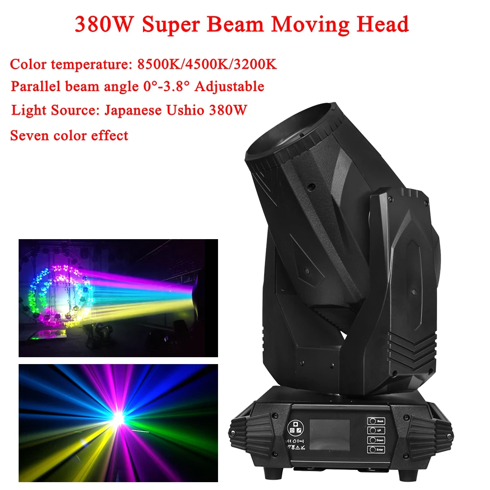 NEW High brightness 380W Super Beam Moving Head Light DMX512 Beam DJ Stage Lighting With For Concert Party KTV Disco Show
NEW High brightness 380W Super Beam Moving Head Light DMX512 Beam DJ Stage Lighting With For Concert Party KTV Disco Show