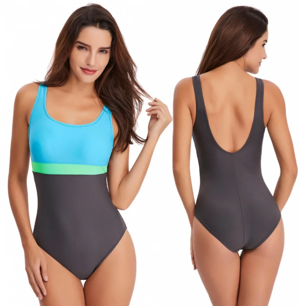2019 Women's Sport Training & Competitive Swimsuits High-end Conservative Sexy Multicolor Splicing Stylish Color Block Patchwork
2019 Women's Sport Training & Competitive Swimsuits High-end Conservative Sexy Multicolor Splicing Stylish Color Block Patchwork
