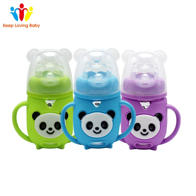 Baby Glass Bottle Explosion-proof Resistant Bottle Panda Elbow Feeding Bottle Handle Baby Supplies
Baby Glass Bottle Explosion-proof Resistant Bottle Panda Elbow Feeding Bottle Handle Baby Supplies