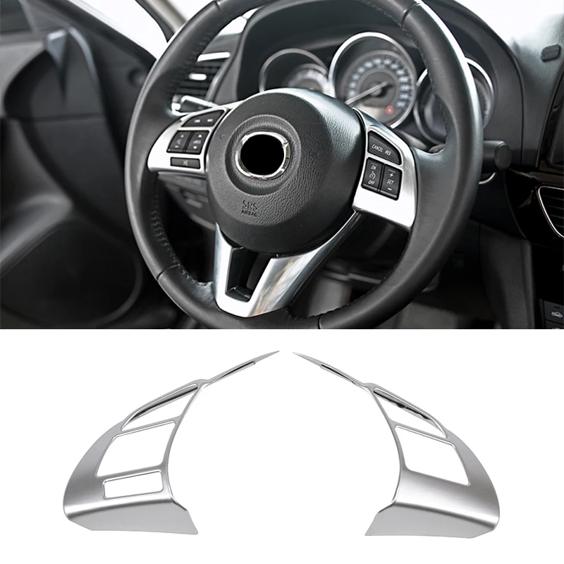 ACCESSORIES 2PC FIT FOR MAZDA 6 ATENZA 2012-2016 CHROME STEERING WHEEL PANEL COVER BADGE INSERT TRIM ACCENT
ACCESSORIES 2PC FIT FOR MAZDA 6 ATENZA 2012-2016 CHROME STEERING WHEEL PANEL COVER BADGE INSERT TRIM ACCENT