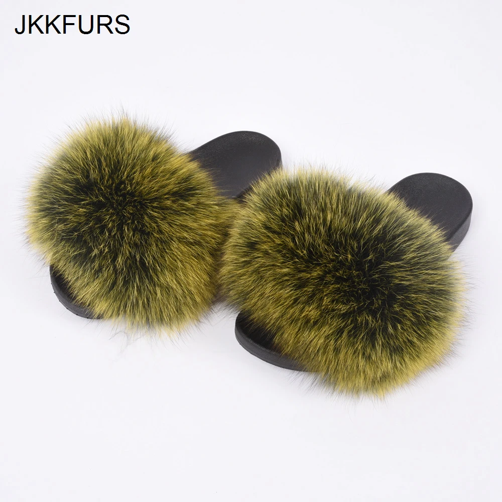 2019 Summer Real Fox Fur Slides Women Ladies Fur Slippers Thick Fluffy Fur Sliders Women's Shoes S6019
2019 Summer Real Fox Fur Slides Women Ladies Fur Slippers Thick Fluffy Fur Sliders Women's Shoes S6019