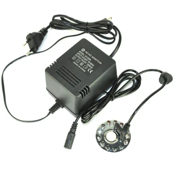 New 16mm Fogger Water Fountain Pond Atomizer Air Humidifier 12 LED 400mL/H Industrial Incubator humidifier Ultrasonic Mist Mak
New 16mm Fogger Water Fountain Pond Atomizer Air Humidifier 12 LED 400mL/H Industrial Incubator humidifier Ultrasonic Mist Mak