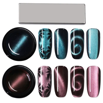 NICOLE DIARY 2pcs/set 5D Cat Eyes Nail Gel Magnetic Soak Off UV Gel Lacquers sparkly Sky Magnet Jade Effect LED Lamp Varnish
NICOLE DIARY 2pcs/set 5D Cat Eyes Nail Gel Magnetic Soak Off UV Gel Lacquers sparkly Sky Magnet Jade Effect LED Lamp Varnish