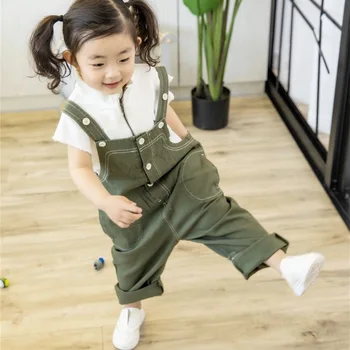 Fashion Casual Green Jumpsuit Toddler Boys Kids Loose Buttons Suspender Trousers Baby Girls Overalls Autumn Pants 1-6 Year
Fashion Casual Green Jumpsuit Toddler Boys Kids Loose Buttons Suspender Trousers Baby Girls Overalls Autumn Pants 1-6 Year