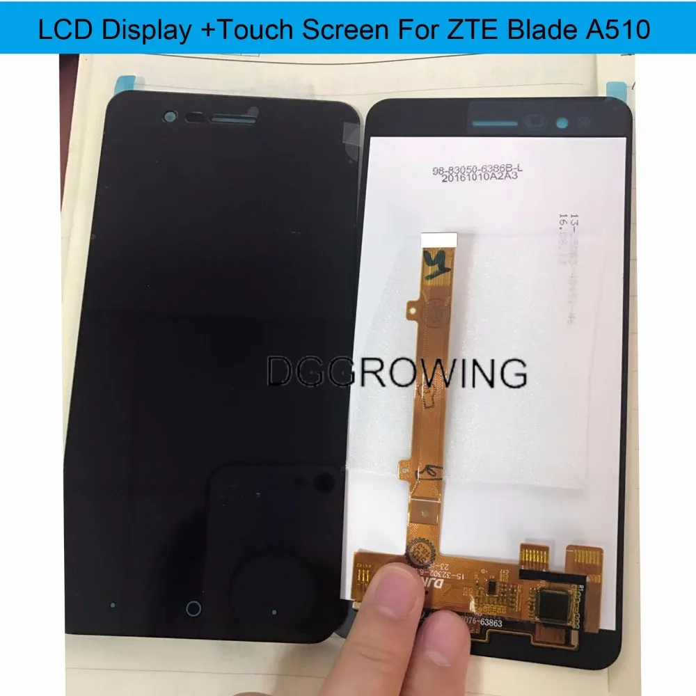 DGGROWING 100% Original Passed Testing LCD Display+Touch Screen Assembly For ZTE Blade A510 With Free 9 In 1 Opening Tool Kits
DGGROWING 100% Original Passed Testing LCD Display+Touch Screen Assembly For ZTE Blade A510 With Free 9 In 1 Opening Tool Kits