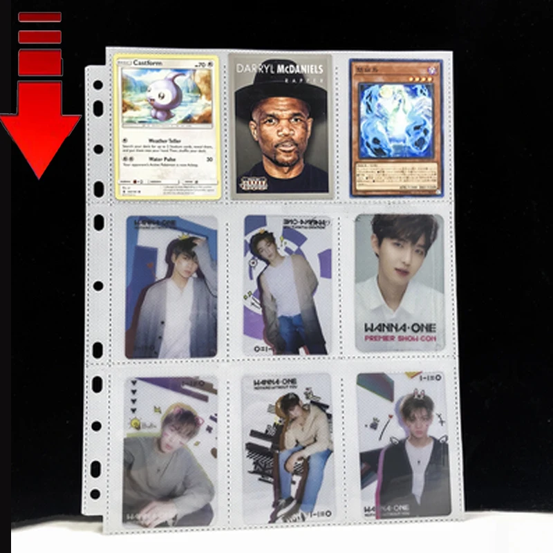20PCS/Lot White page 9 pockets Board game clear cards page trading card protector the magical collection gathering Pocket Page
20PCS/Lot White page 9 pockets Board game clear cards page trading card protector the magical collection gathering Pocket Page