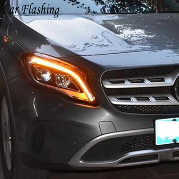 1Pair Head Lamp For Benz GLA 200 220 260 2015 2016 2017 2018 Headlights LED Headlight Daytime Running Light DRL Bi-LED LENS
1Pair Head Lamp For Benz GLA 200 220 260 2015 2016 2017 2018 Headlights LED Headlight Daytime Running Light DRL Bi-LED LENS