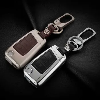 Zinc Alloy+Leather Key Case Cover For VW Polo Golf 7 Tiguan For Skoda Octavia Kodiaq Karoq For SEAT Ateca Leon Ibiza 2015
Zinc Alloy+Leather Key Case Cover For VW Polo Golf 7 Tiguan For Skoda Octavia Kodiaq Karoq For SEAT Ateca Leon Ibiza 2015
