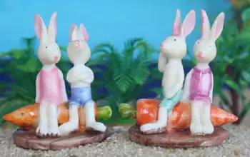 Love the little white rabbit carrots and meat plant sets for lovers rabbits statue home resin crafts sculpture
Love the little white rabbit carrots and meat plant sets for lovers rabbits statue home resin crafts sculpture