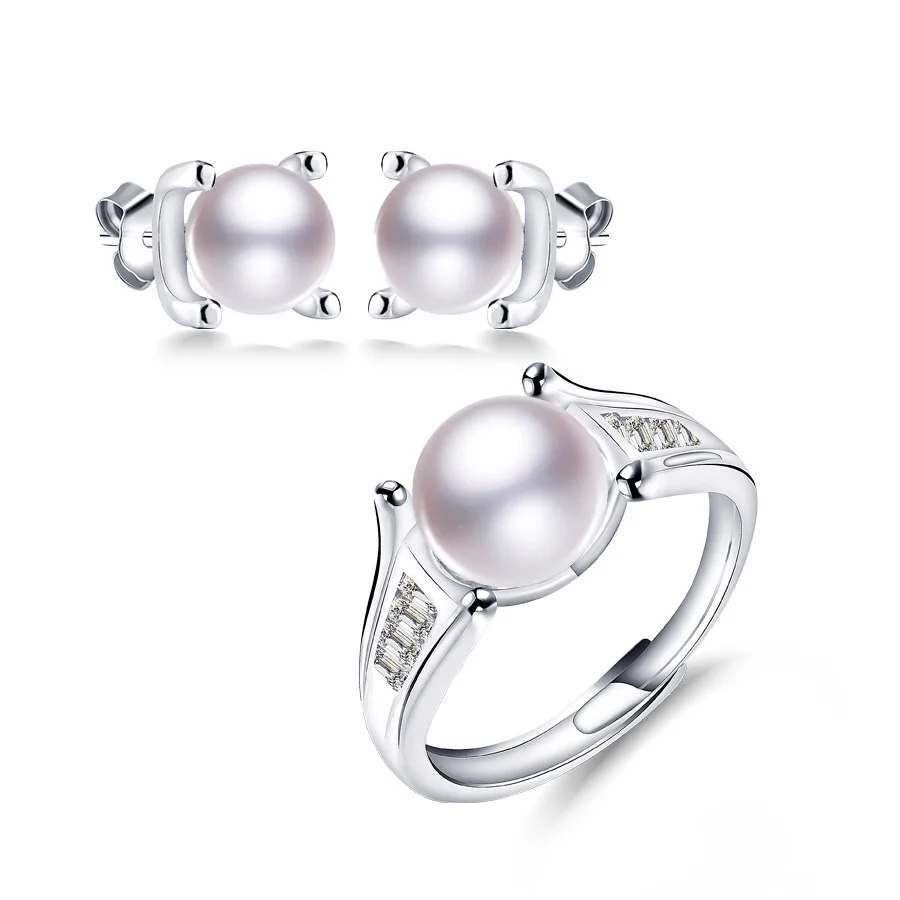 VEAMOR Natural Purple Pink White Black Pearl Earrings Ring Sets, Natural Pearl Sets, Party Jewelry Sets For Woman
VEAMOR Natural Purple Pink White Black Pearl Earrings Ring Sets, Natural Pearl Sets, Party Jewelry Sets For Woman