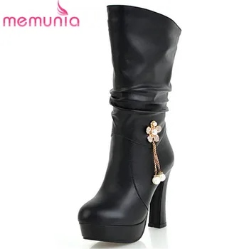 MEMUNIA 2020 new arrival ankle boots women round toe autumn winter boots slip on crystal platform boots high heels shoes woman
MEMUNIA 2020 new arrival ankle boots women round toe autumn winter boots slip on crystal platform boots high heels shoes woman