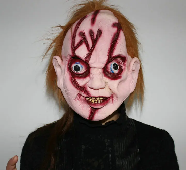 New 2014 CHUCKY Mask actor's headgear Latex Full Head Adult Costume Halloween Creepy Scary 1pcs free shipping
New 2014 CHUCKY Mask actor's headgear Latex Full Head Adult Costume Halloween Creepy Scary 1pcs free shipping