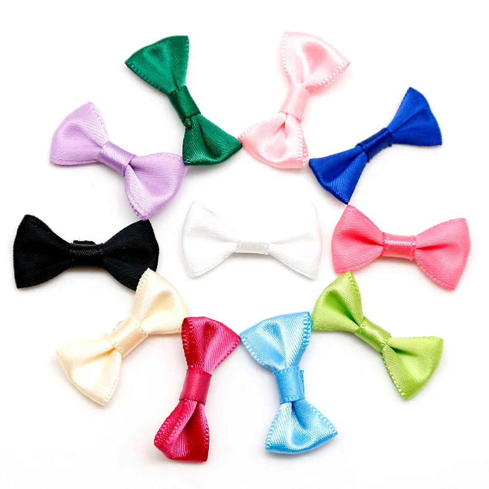 High Quality 3x1.5cm Mini Satin Ribbon Flowers Bows For Sewing Wedding Bow Tie Decoration Handmade Hair Craft 25pcs/lot
High Quality 3x1.5cm Mini Satin Ribbon Flowers Bows For Sewing Wedding Bow Tie Decoration Handmade Hair Craft 25pcs/lot