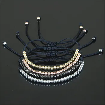 High quality mix color 24k gold 4mm Copper beads men weaving bracelet charm macrame women bracelet
High quality mix color 24k gold 4mm Copper beads men weaving bracelet charm macrame women bracelet