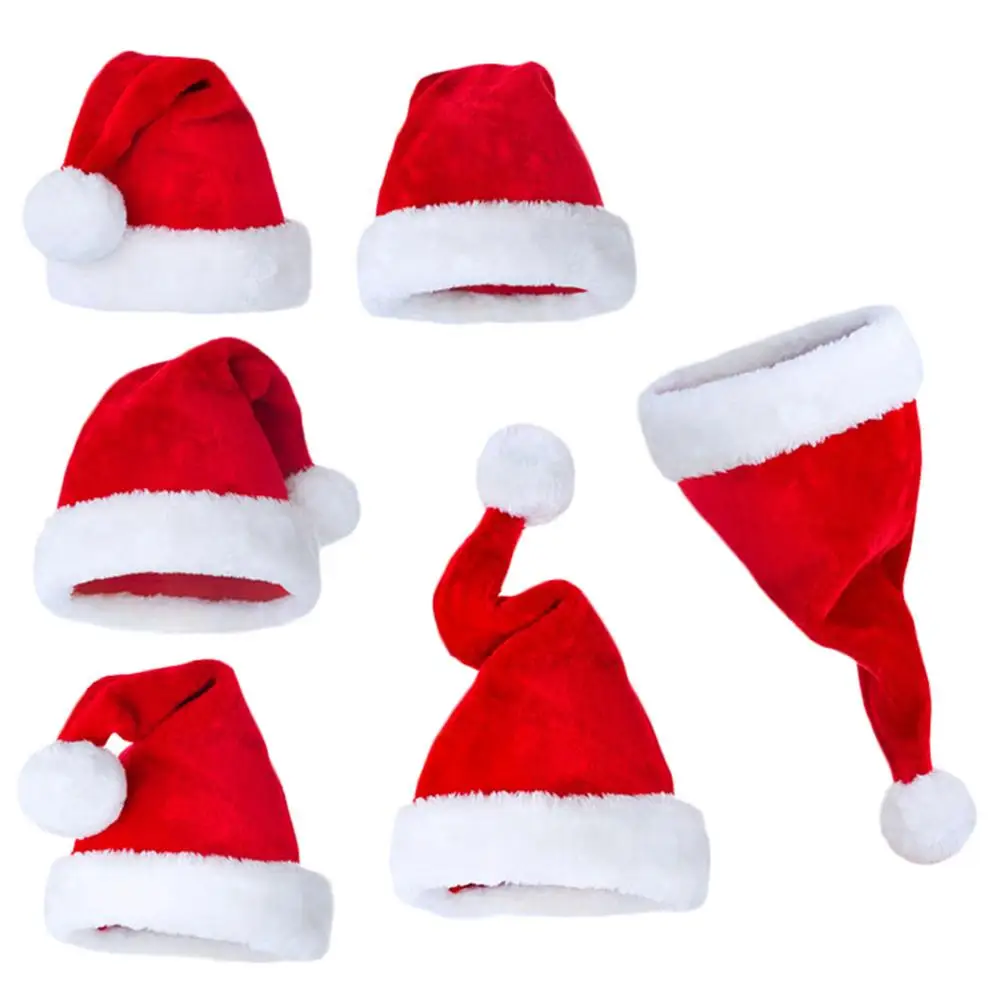 Christmas Hat Santa Claus Hats Children Women Men Boys Girls Cap For Xmas Party Props Ornaments Decoration retail/wholesale
Christmas Hat Santa Claus Hats Children Women Men Boys Girls Cap For Xmas Party Props Ornaments Decoration retail/wholesale