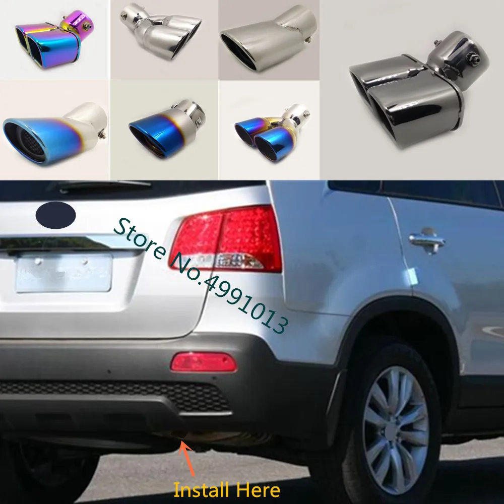 Car rear back Cover Muffler End Stainless steel Tail Pipe Dedicate outlet Exhaust For Kia Sorento 2009 2010 2011 2012 2013 2014
Car rear back Cover Muffler End Stainless steel Tail Pipe Dedicate outlet Exhaust For Kia Sorento 2009 2010 2011 2012 2013 2014