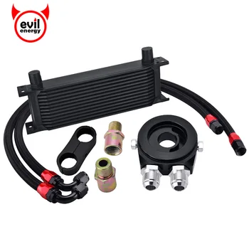 evil energy 13Row AN10 Engine Transmission Oil Cooler Kit+Oil Adapter Filter+1M/1.2M Swivel Hose Line+Seprator Divider Clamp
evil energy 13Row AN10 Engine Transmission Oil Cooler Kit+Oil Adapter Filter+1M/1.2M Swivel Hose Line+Seprator Divider Clamp