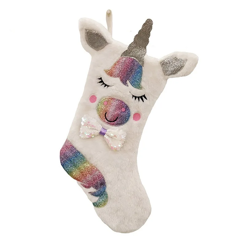 Christmas Stocking Cartoon Animal Plush Stocking Holiday Party Christmas Fireplace Hanging Decorations
Christmas Stocking Cartoon Animal Plush Stocking Holiday Party Christmas Fireplace Hanging Decorations