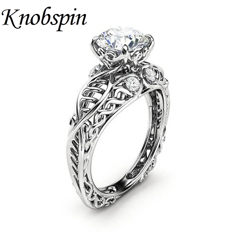 New European Creative Fashion Flower Pattern Zircon Ring for Women Simple Silver Color Wedding Anniversary Ring Jewelry anillos
New European Creative Fashion Flower Pattern Zircon Ring for Women Simple Silver Color Wedding Anniversary Ring Jewelry anillos