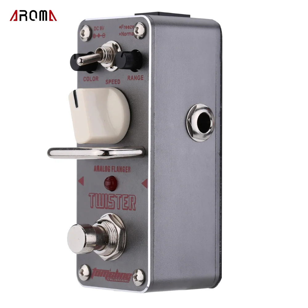 AROMA ATR-3 Twister Analog Flanger Electric Guitar Effect Pedal Mini Single Guitarra Effect Pedal with True Bypass
AROMA ATR-3 Twister Analog Flanger Electric Guitar Effect Pedal Mini Single Guitarra Effect Pedal with True Bypass