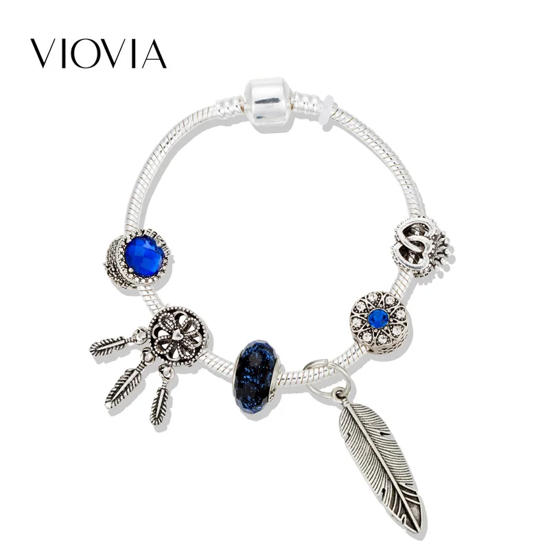 VIOVIA Dreamcatcher Charm Bracelets For Women DIY Beads Bracelets & Bangles Dream Catcher Jewelry for Girl B19027
VIOVIA Dreamcatcher Charm Bracelets For Women DIY Beads Bracelets & Bangles Dream Catcher Jewelry for Girl B19027