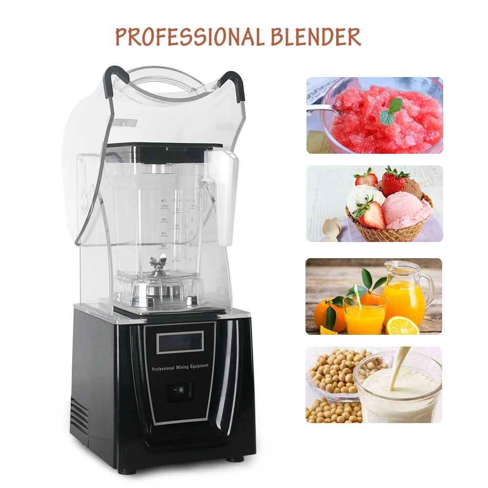 GZZT 1800W Commercial Ice Blender Juicer Adjustable Speed Mixer Ice Fruit Cutter Blender Japan Blade Kitchen Accessories
GZZT 1800W Commercial Ice Blender Juicer Adjustable Speed Mixer Ice Fruit Cutter Blender Japan Blade Kitchen Accessories