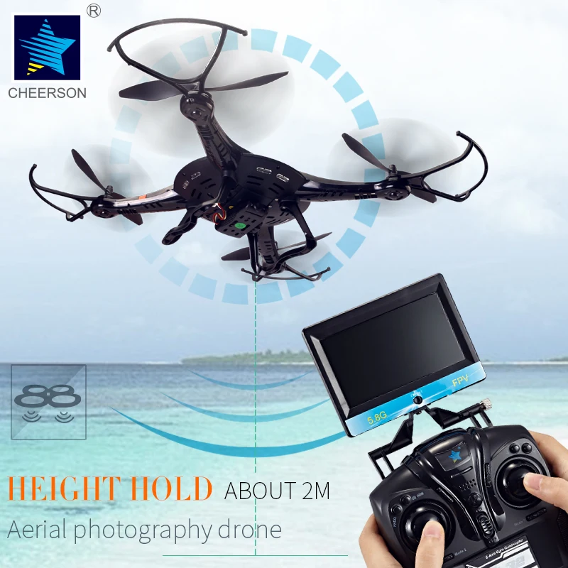 

Cheerson Quadcopter CX-32C Drone With 2MP camera 2.4GHz 4CH 6-Axis gyro Helicopter with LED light Hight Hold aircraft RC toys