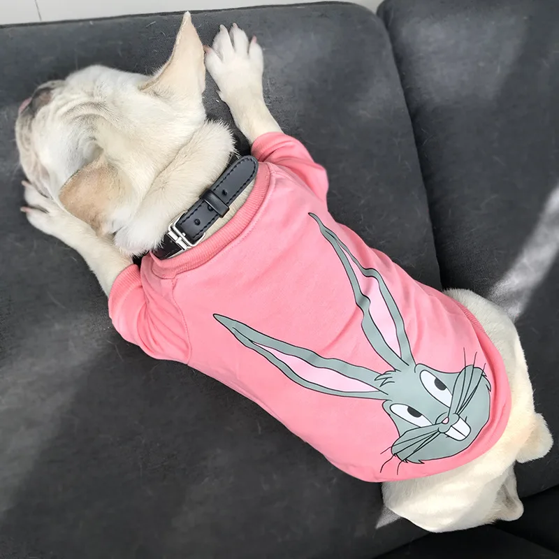 Rabbit Print Pet Dog Clothes French Bulldog Teddy Spring Cotton Sweatshirt Pet Coat Jacket for Dogs roupas para cachorro XQ62
Rabbit Print Pet Dog Clothes French Bulldog Teddy Spring Cotton Sweatshirt Pet Coat Jacket for Dogs roupas para cachorro XQ62