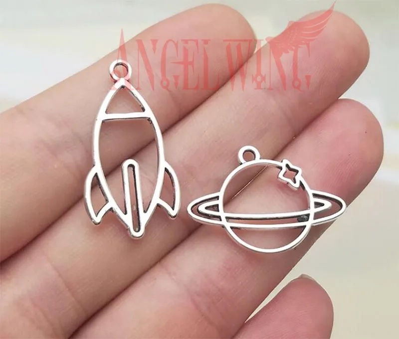 20pcs/lot--15x30mm, rocket chams, Antique silver plated planet charms,DIY supplies, Jewelry accessories
20pcs/lot--15x30mm, rocket chams, Antique silver plated planet charms,DIY supplies, Jewelry accessories