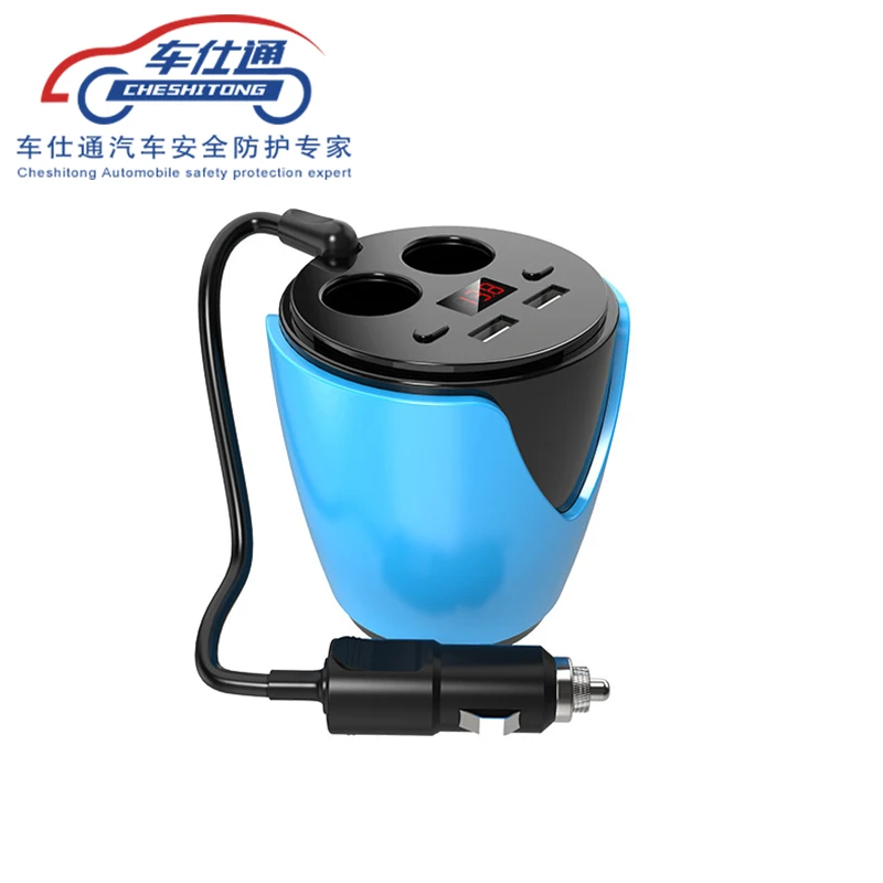2 USB Cup Car Charger Multi-function Display Voltage 3.1A Car-charger DC12-24V For GPS DVR mobile phone Tablet PC Charge
2 USB Cup Car Charger Multi-function Display Voltage 3.1A Car-charger DC12-24V For GPS DVR mobile phone Tablet PC Charge