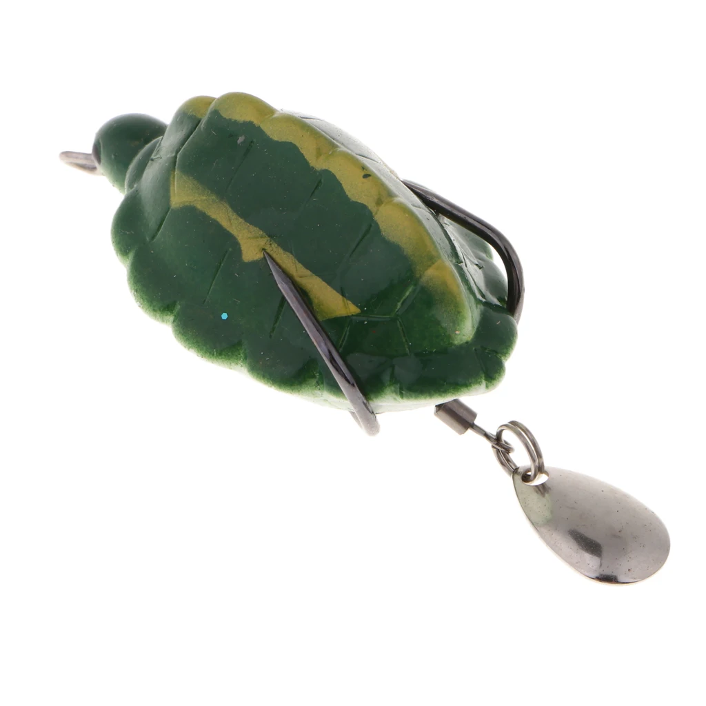 Soft Silicone Frog Lure 5.5cm 13.6g Snakehead Baits Topwater Simulation Fishing Lures with Spoon