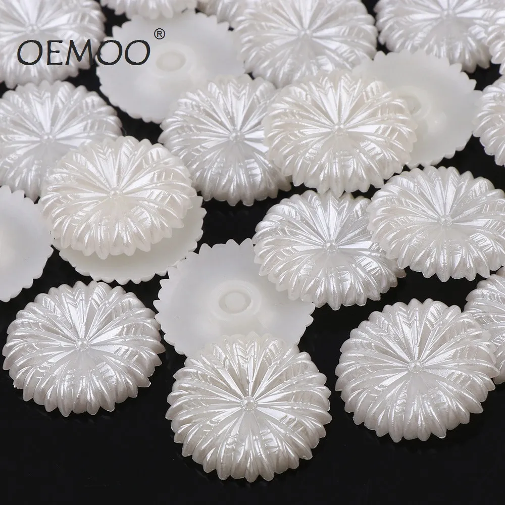 10pcs OFF White Flatback Pearls Imitation Resin Flower 25mm Beads for DIY Jewelry Beads Decoration
10pcs OFF White Flatback Pearls Imitation Resin Flower 25mm Beads for DIY Jewelry Beads Decoration