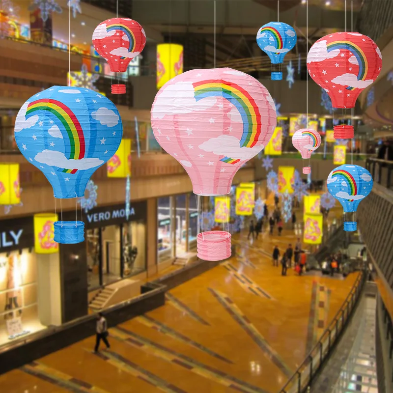 10''25cm Rainbow Hot Air Balloon Printing Paper Lantern Wedding Decoration Children's Bedroom Hanging Birthday Party Decorations
10''25cm Rainbow Hot Air Balloon Printing Paper Lantern Wedding Decoration Children's Bedroom Hanging Birthday Party Decorations