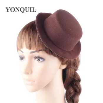 Cute 17CM hen Party Brown Mini Top Hat base Children Women wedding Fascinators Hat Base Wedding DIY accessories Craft 12PCS/LOT
Cute 17CM hen Party Brown Mini Top Hat base Children Women wedding Fascinators Hat Base Wedding DIY accessories Craft 12PCS/LOT