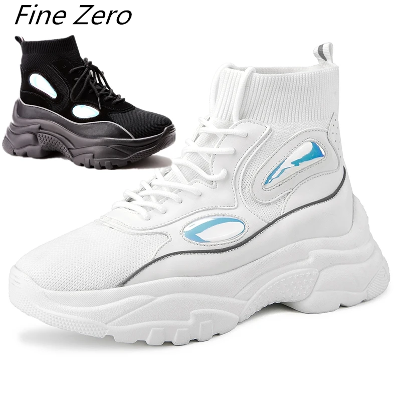 New High Top Platform Sneakers Women Glitter Ankle Boots Sock Shoes Woman Unisex Dad Chunky Sneakers Zapatos De MuJjer Warm Shoe
New High Top Platform Sneakers Women Glitter Ankle Boots Sock Shoes Woman Unisex Dad Chunky Sneakers Zapatos De MuJjer Warm Shoe