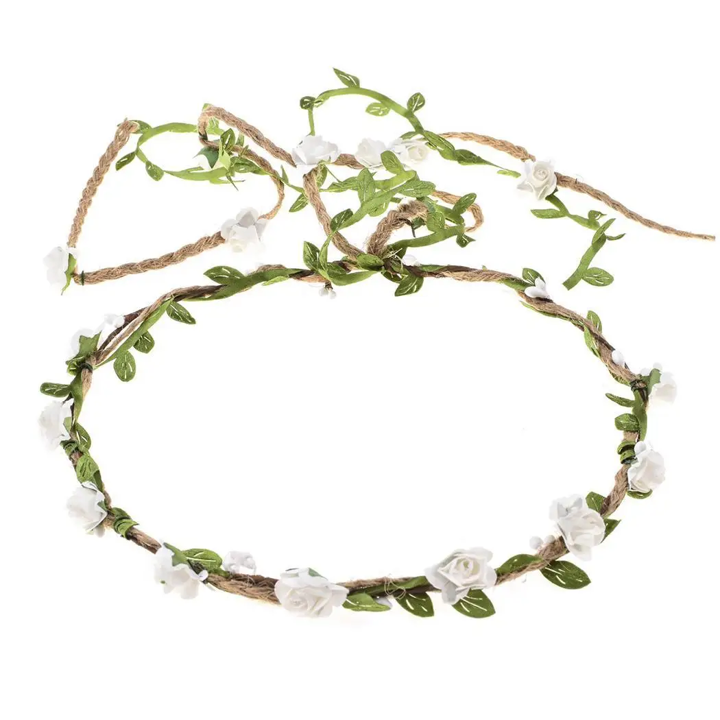 Women Headdress Hair Wreath Wedding Decoration Accessories Artificial Flowers Gift Fake Flower Crown Party Supplies
Women Headdress Hair Wreath Wedding Decoration Accessories Artificial Flowers Gift Fake Flower Crown Party Supplies