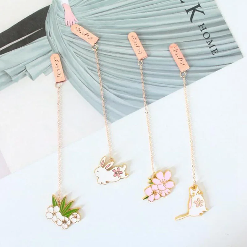 Kawaii Metal Bookmark Cute Cherry Blossom Rabbit Bookmarks For Books Paper Clips Paper Page Marker Stationery School Supplies
Kawaii Metal Bookmark Cute Cherry Blossom Rabbit Bookmarks For Books Paper Clips Paper Page Marker Stationery School Supplies