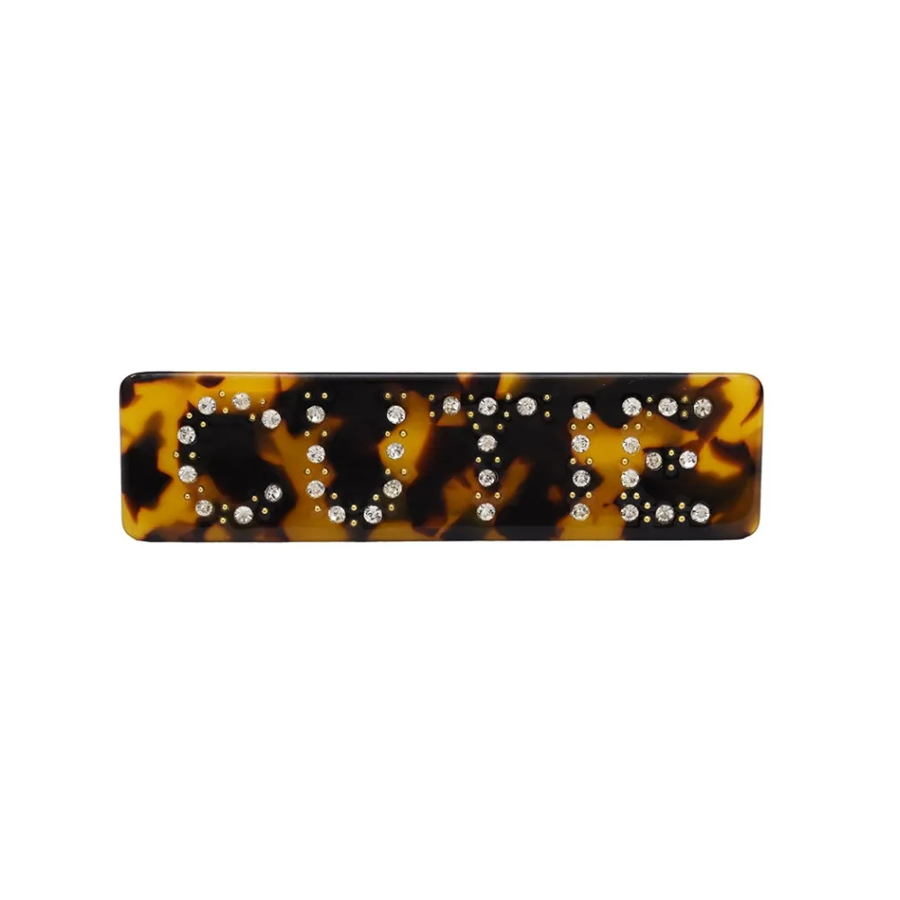 Cute Shiny Rhinestone Leopard Hair Barrettes Crystal Lettler Smile Salon Hair Accessories Hairpin Hairclips Headwear Barrettes
Cute Shiny Rhinestone Leopard Hair Barrettes Crystal Lettler Smile Salon Hair Accessories Hairpin Hairclips Headwear Barrettes