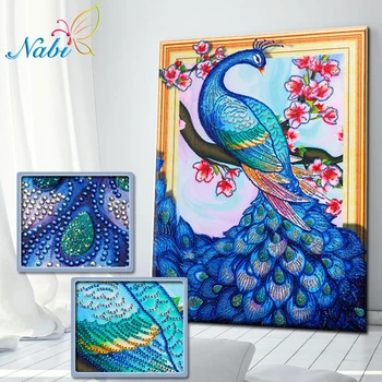 Special shape Diamond Painting Peacock Diy Diamond Animal Diamond Embroidery Set Handicraft 40x50cm 
Special shape Diamond Painting Peacock Diy Diamond Animal Diamond Embroidery Set Handicraft 40x50cm