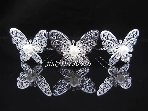 6 pcs Butterfly Bridal Wedding Prom Crystal Rhinestone Hair Pins Crystal Hair Pins Fashion Hair Jewelry Woman Hair Clips
6 pcs Butterfly Bridal Wedding Prom Crystal Rhinestone Hair Pins Crystal Hair Pins Fashion Hair Jewelry Woman Hair Clips