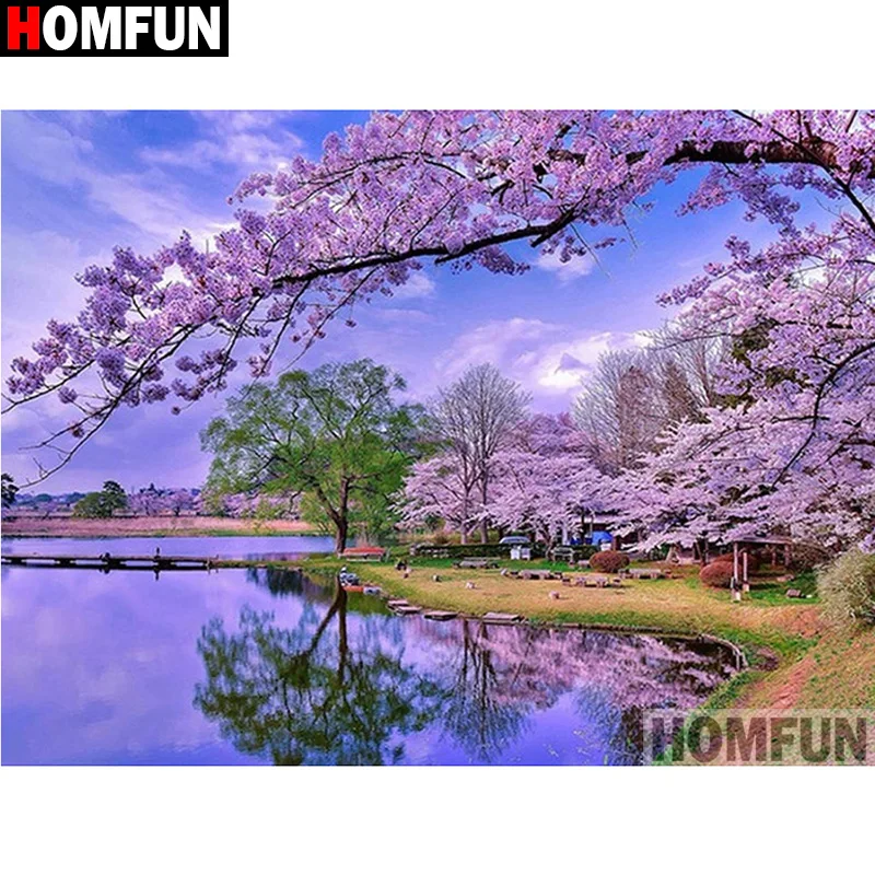 HOMFUN Full Square/Round Drill 5D DIY Diamond Painting "Tree bridge scenery"3D Diamond Embroidery Cross Stitch Home Decor A20207
HOMFUN Full Square/Round Drill 5D DIY Diamond Painting "Tree bridge scenery"3D Diamond Embroidery Cross Stitch Home Decor A20207
