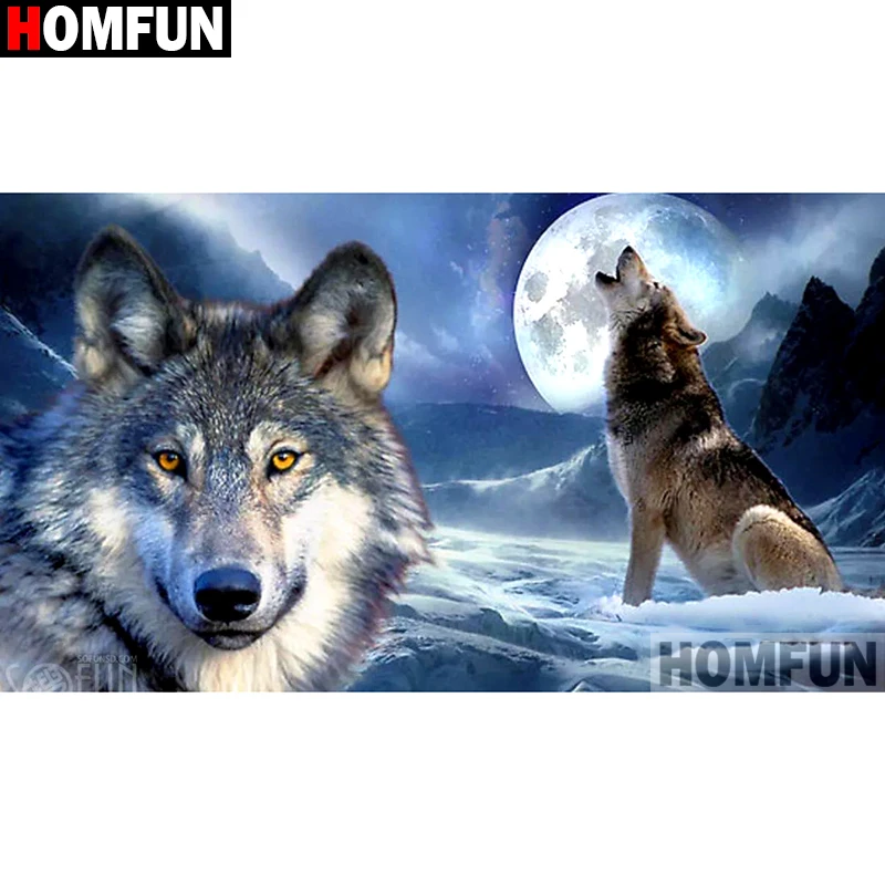 HOMFUN Full Square/Round Drill 5D DIY Diamond Painting "Animal wolf scenery" Embroidery Cross Stitch 3D Home Decor Gift A13186
HOMFUN Full Square/Round Drill 5D DIY Diamond Painting "Animal wolf scenery" Embroidery Cross Stitch 3D Home Decor Gift A13186