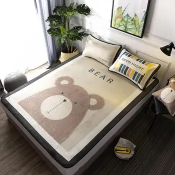 2019 High Quality Fitted Sheet Bed Sheet Ice Silk Mat Mattress Cover Size 120*200/150*200 Cm Summer Cool Bed Sheet
2019 High Quality Fitted Sheet Bed Sheet Ice Silk Mat Mattress Cover Size 120*200/150*200 Cm Summer Cool Bed Sheet
