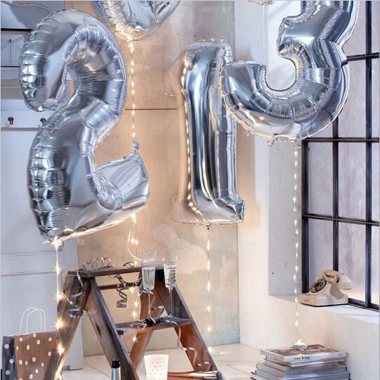 1pc 40inch Sliver Gold Number Wedding & Engagement Birthday Ballons Decorations Inflatable Aluminium Foil Balloon
1pc 40inch Sliver Gold Number Wedding & Engagement Birthday Ballons Decorations Inflatable Aluminium Foil Balloon