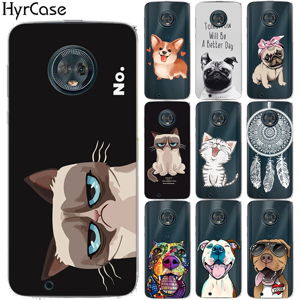 Funny Cute Cartoon Cat Soft TPU Case For Motorola Moto G6 5.7" Dog Floral Silicon Cover For Coque Motorola Moto 1S
Funny Cute Cartoon Cat Soft TPU Case For Motorola Moto G6 5.7" Dog Floral Silicon Cover For Coque Motorola Moto 1S