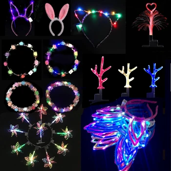 LED Flashing Hair Clip Headband Garland Luminous Flower Hairpin Bar Party Decoration Toy Props home decor birthday
LED Flashing Hair Clip Headband Garland Luminous Flower Hairpin Bar Party Decoration Toy Props home decor birthday